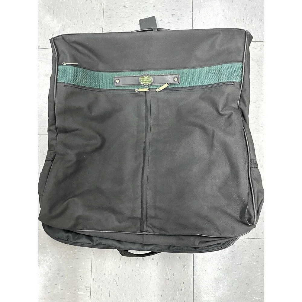 FORECAST Deluxe Garment Bag, Black Canvas (GOOD CONDITION)